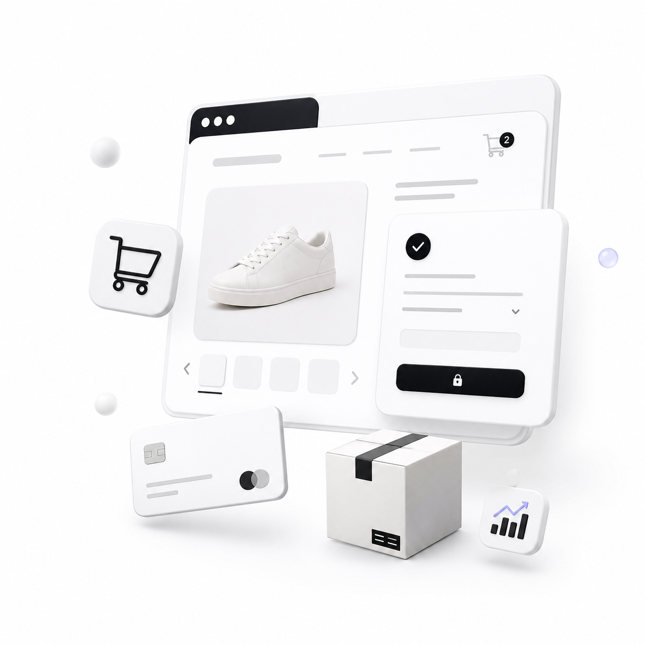 Vista de proyecto web de Qodexia